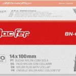 Bucha nylon c/ gola mf BN-GM 14x100mm refª 121.0008 MACFER Bucha nylon c/ gola mf BN-GM 14x100mm refª 121.0008 MACFER