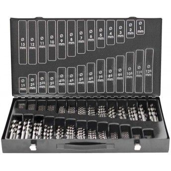 Cx. stock brocas cil. MacFer HSS-M2-170 1~10mm 170pçs refª 117.0092 MACFER Cx. stock brocas cil. MacFer HSS-M2-170 1~10mm 170pçs refª 117.0092 MACFER