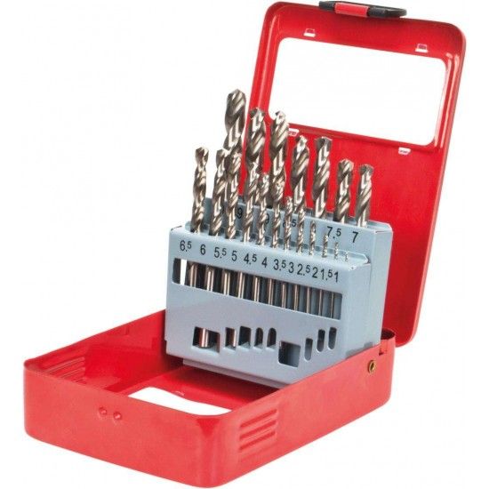 Jg. brocas cil. MacFer HSS-M2-019 1~10mm 19pçs refª 117.0090 MACFER Jg. brocas cil. MacFer HSS-M2-019 1~10mm 19pçs refª 117.0090 MACFER