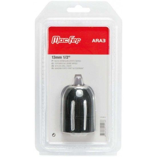 Bucha berbequim a. rpido MacFer ARA3 13mm 1/2" ref 115.0013 MACFER