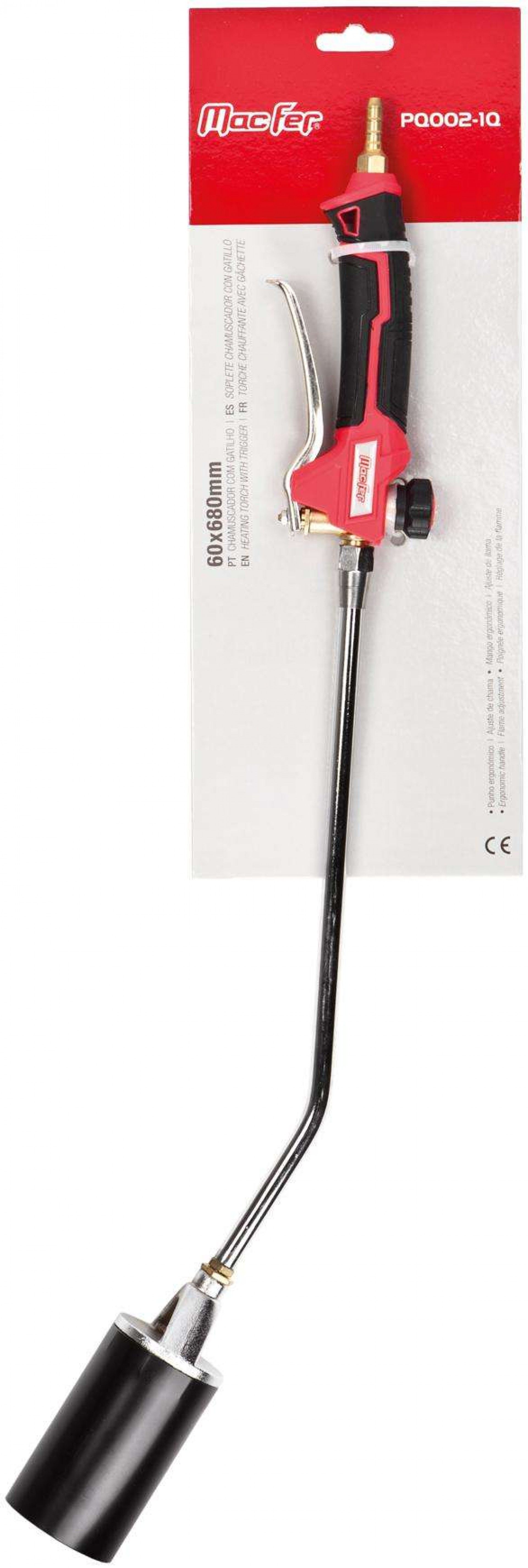 Chamuscador c/ gatilho MacFer PQ002-1Q 60x680mm refª 114.0047 MACFER