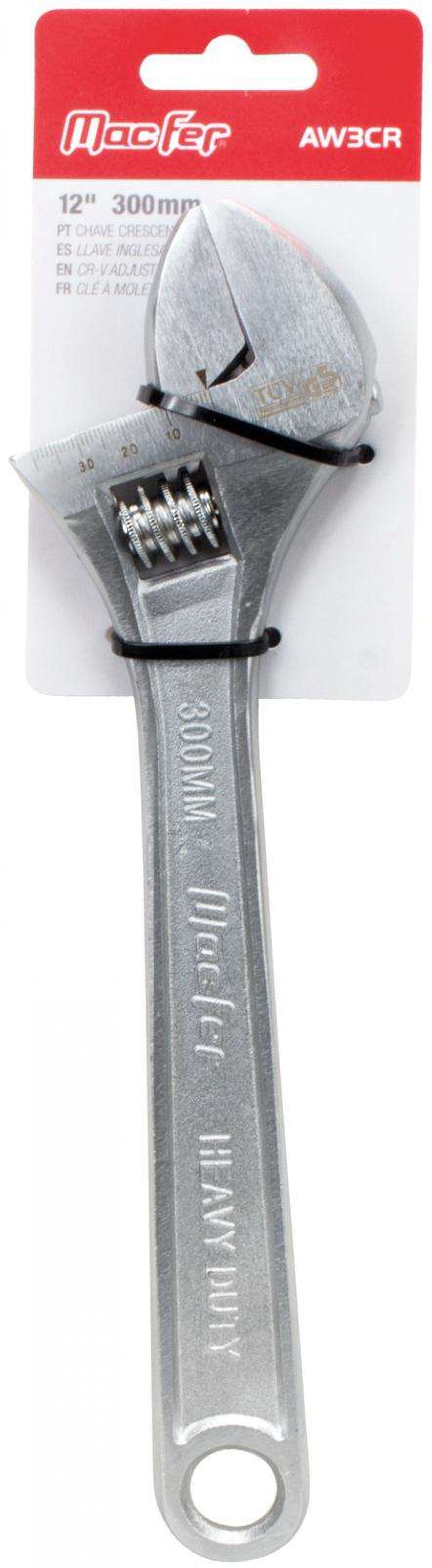 Ch. crescente Cr-V MacFer AW3CR 8" 200mm refª 110.0071 MACFER