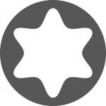 Jg. ch. cx. Cr-V torx MacFer BS-40TE16 1/2" 16ps ref 105.0091 MACFER