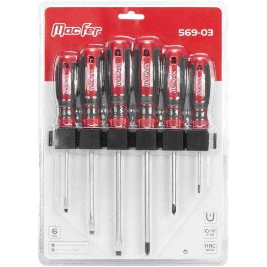 Jogo chaves mecânico fenda & Ph 569-03 Combi refª 103.0047 Macfer Jogo chaves mecânico fenda & Ph 569-03 Combi refª 103.0047 Macfer