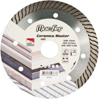 Disco diamantado Cermica Master 115x10mm [092.0156] MACFER
