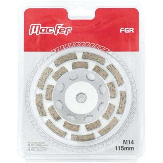 M� diam. p/ granito MacFer FGR M14 180mm ref� 092.0114 MACFER