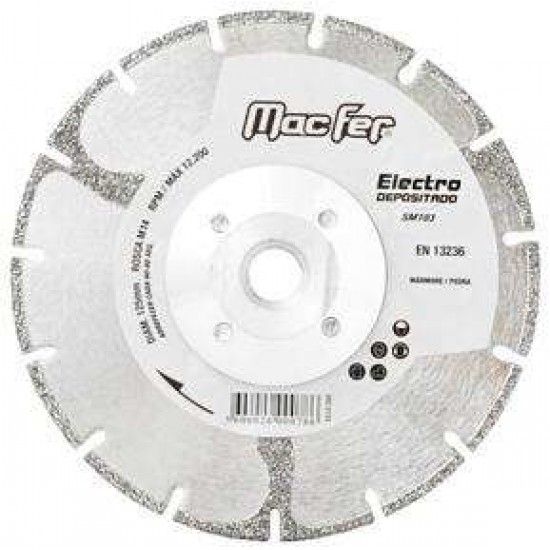 Disco diam. MacFer Electro. SM103 115mm ref 092.0101 MACFER