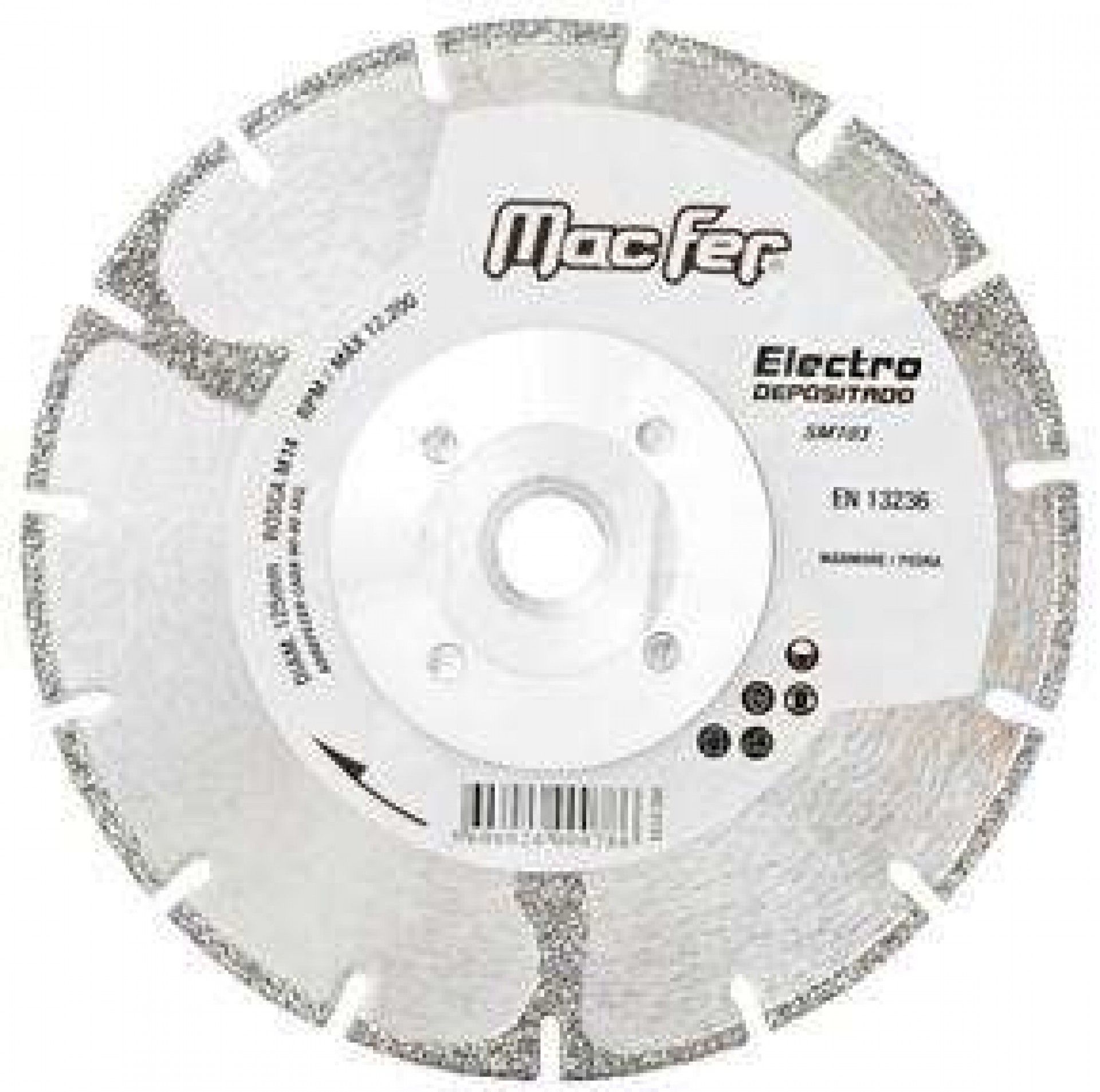Disco diam. MacFer Electro. SM103 115mm refª 092.0101 MACFER