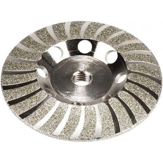 M diam. electrodepositada convexa MacFer SMG306 M14 115mm ref 092.0078 MACFER