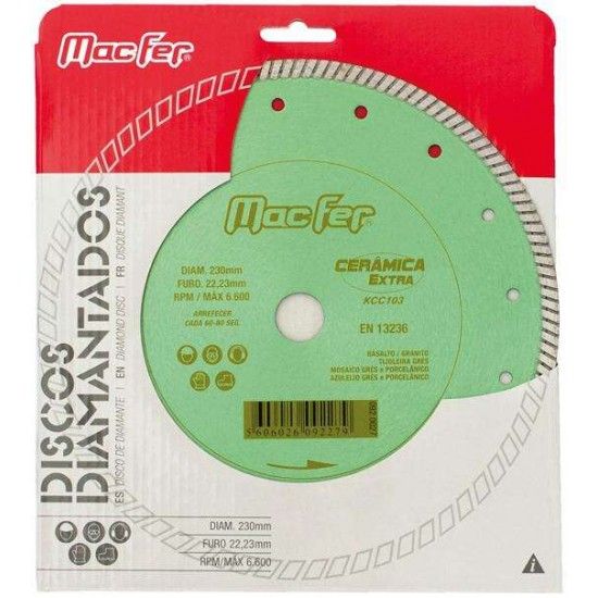 Disco diam. MacFer Cermica Extra KCC103 115mm ref 092.0026 MACFER
