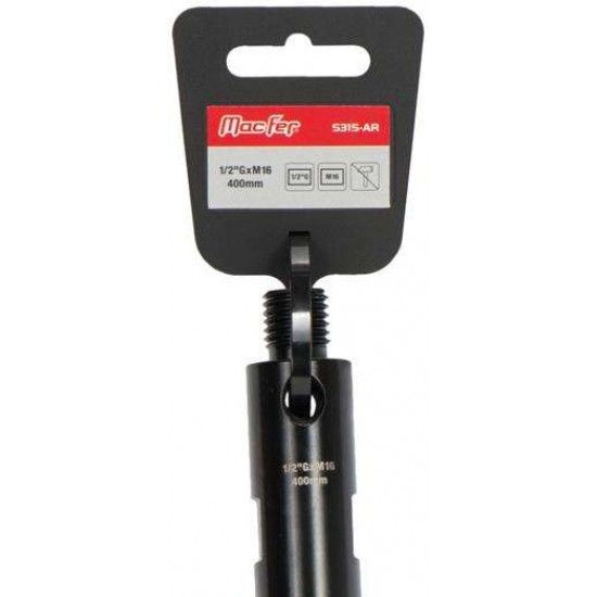 Adaptador roscado para coroa diamantada S315-AR " GxM16 400mm [091.0220] MACFER