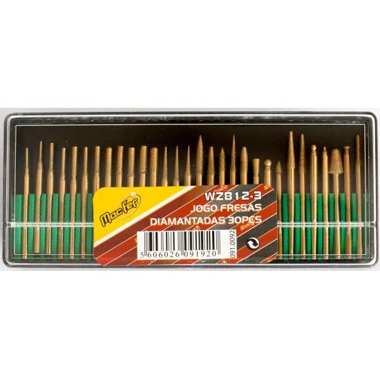Jg. fresas diam. MacFer WZ812-3 30pçs refª 091.0092 MACFER Jg. fresas diam. MacFer WZ812-3 30pçs refª 091.0092 MACFER