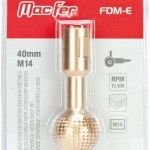 Fresa para desbastar madeira esférica FDM-E 40mm M14 refª 090.0153 Macfer Fresa para desbastar madeira esférica FDM-E 40mm M14 refª 090.0153 Macfer
