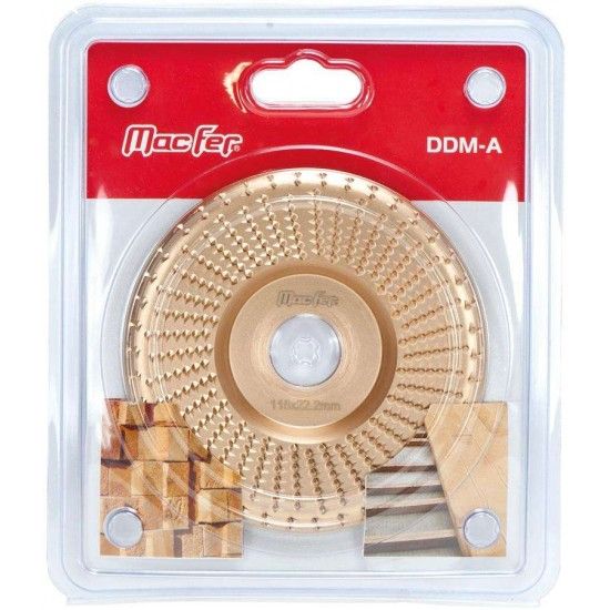 Disco para desbastar madeira arco DDM-A 115x22.2mm refª 090.0155 Macfer Disco para desbastar madeira arco DDM-A 115x22.2mm refª 090.0155 Macfer
