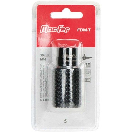 Fresa para desbastar madeira tubular FDM-T 30mm M14ref� 090.0152 Macfer