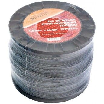 Fio nylon p/ ro. torcido MacFer FNRT-2 3,3mm 212m cristal ref 090.0136 MACFER