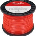 Fio nylon para roadora quadrado FNRQ-3 4,0mm 143m ref 090.0123 MACFER