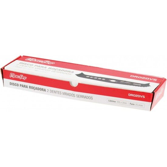 Disco p/ roç. 2 dentes virados serr. MacFer DR02DVS 305x3mm refª 090.0116 MACFER Disco p/ roç. 2 dentes virados serr. MacFer DR02DVS 305x3mm refª 090.0116 MACFER