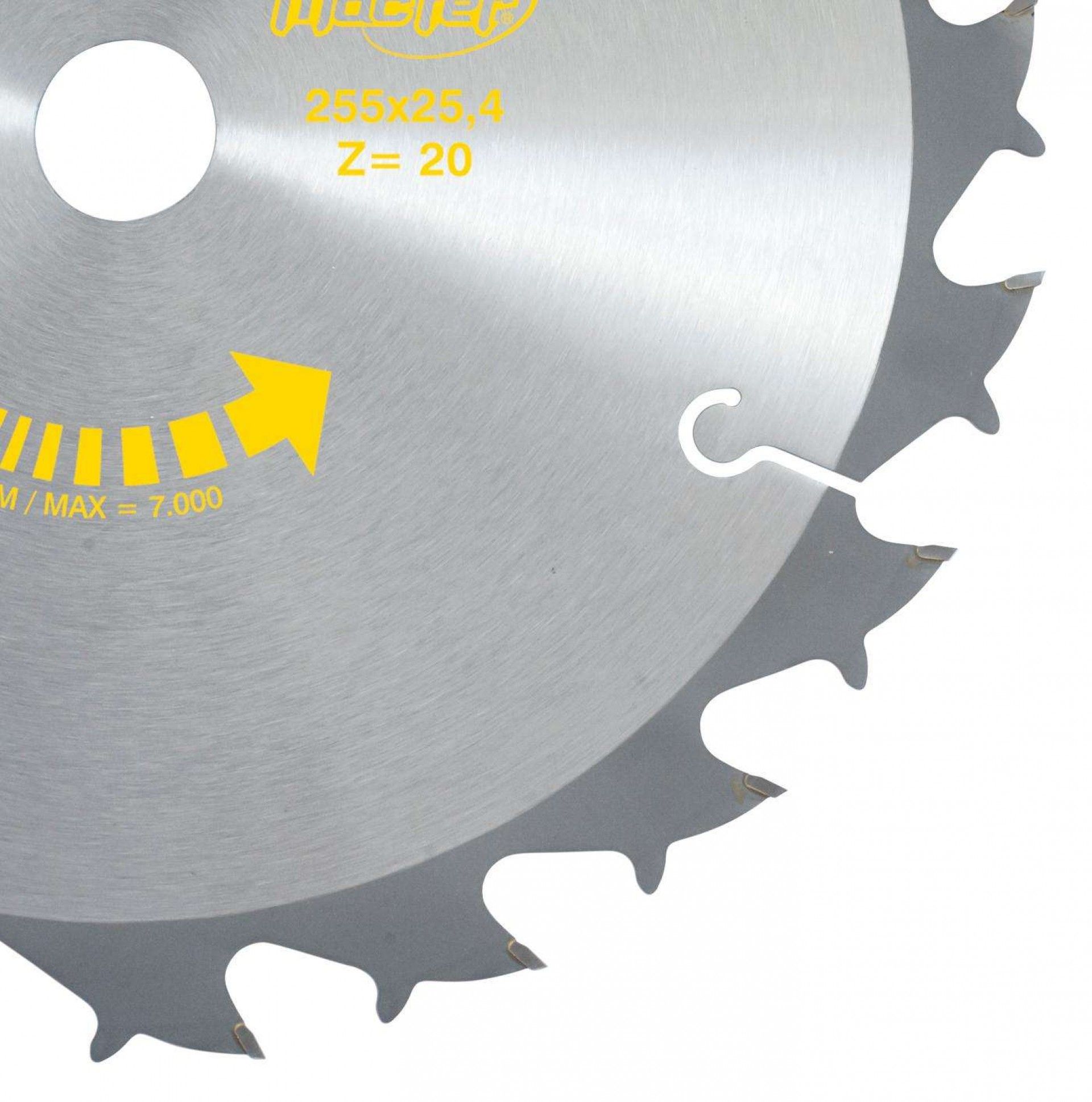 Disco p/ roç. pastilhado MacFer DR20Z 255x2,3mm 20Z refª 090.0089 MACFER