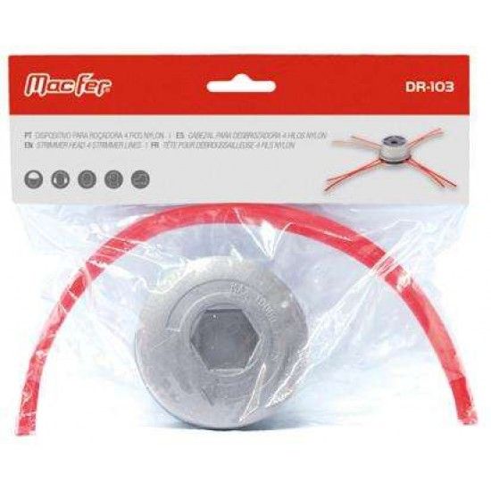 Dispositivo p/ roç. 4 fios nylon MacFer DR-103 refª 090.0084 MACFER Dispositivo p/ roç. 4 fios nylon MacFer DR-103 refª 090.0084 MACFER