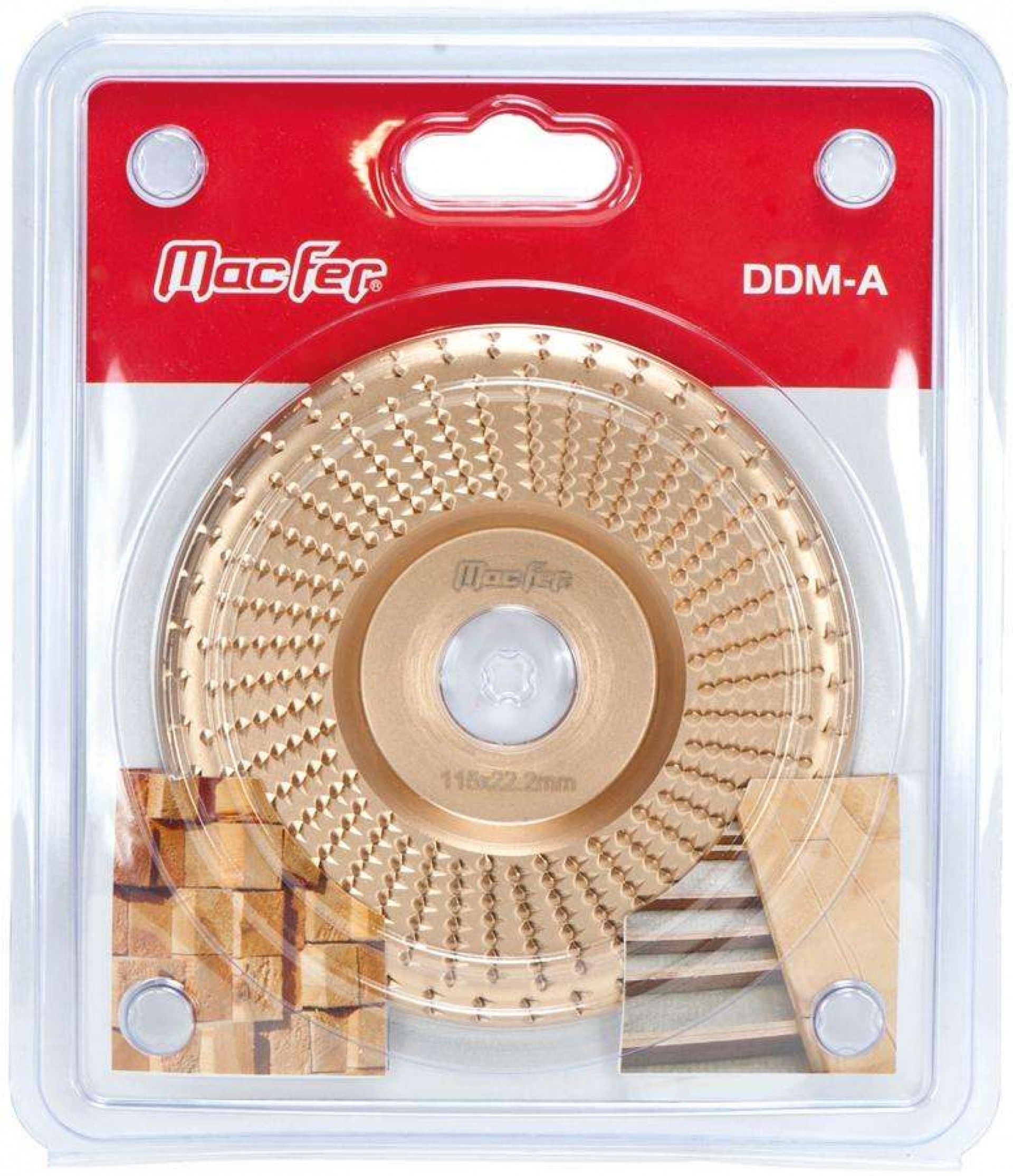 Disco para desbastar madeira arco DDM-A 85x22.2mm refª 090.0070 Macfer