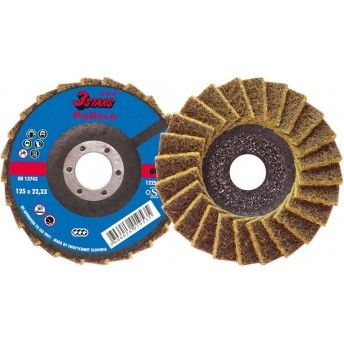 Disco lamelado polirco Swaty 3Stars 125x22,2mm GR grosso ref 089.0061 MACFER