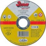 Disco abrasivo corte inox Swaty 3Stars 180x1,6x22,2mm ref 089.0015 MACFER