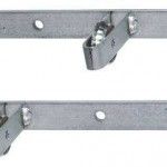 Estendal roupa p/parede lateral inox 3 roldanas ref 088.0041 MACFER