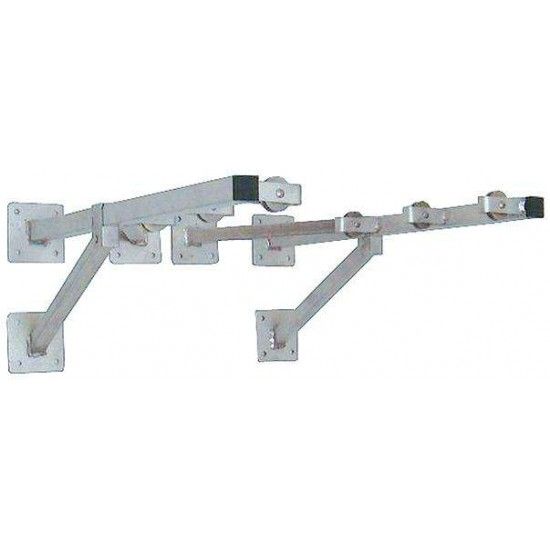 Estendal Inox 3 Roldanas (par) para aparafusar