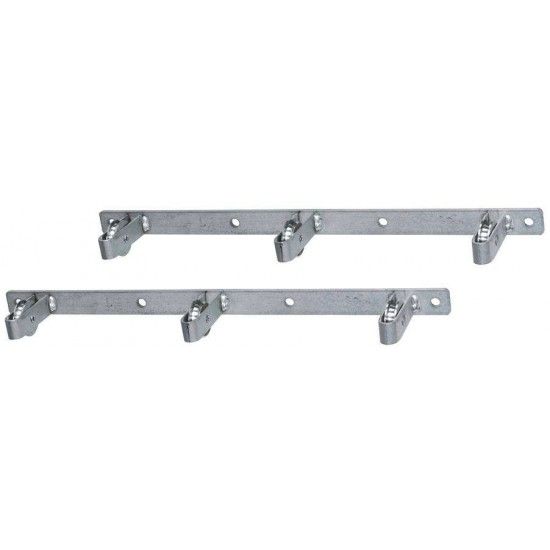 Estendal roupa p/parede lateral inox 3 roldanas ref 088.0041 MACFER