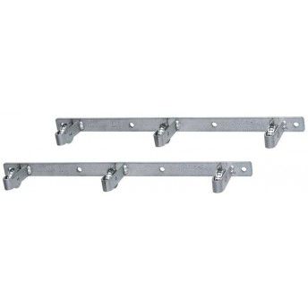 Estendal roupa p/parede lateral inox 3 roldanas ref 088.0041 MACFER