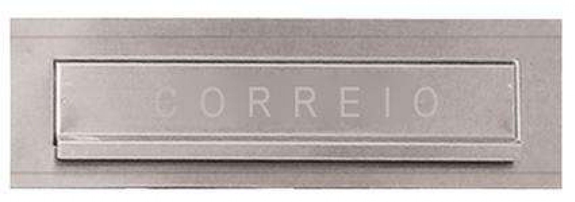 Frente caixa correio FCCAA 240mm alumínio acetinado refª 087.0096 MACFER