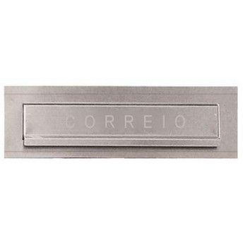 Frente caixa correio FCCAA 240mm alumnio acetinado ref 087.0096 MACFER