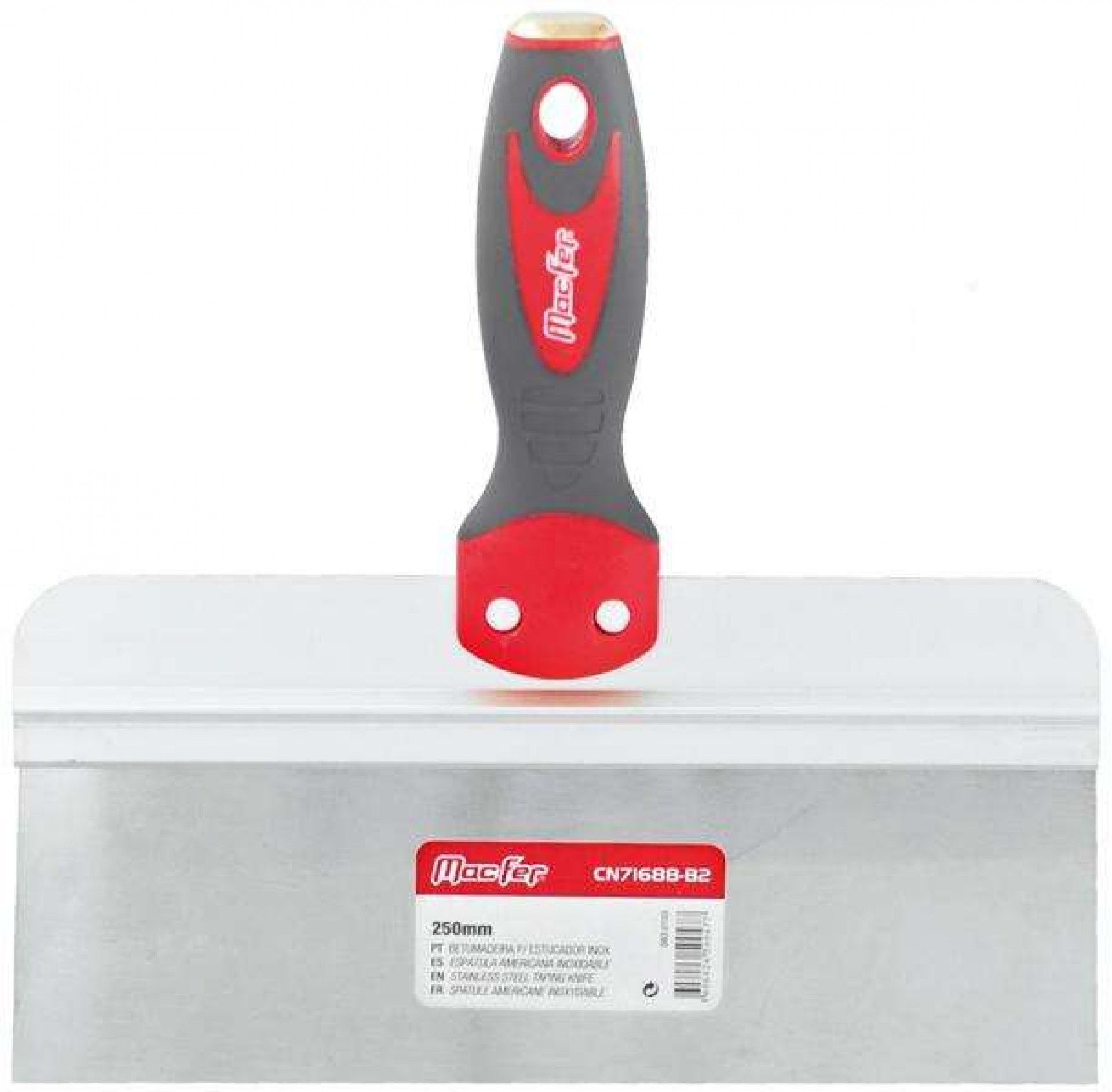 Betumadeira p/ estucador inox MacFer CN7168B-B2 350mm refª 083.0105 MACFER