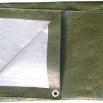 Resguardo imp. MacFer TP091190g/m2 3x 4m verde/ cinza ref 080.0041 MACFER