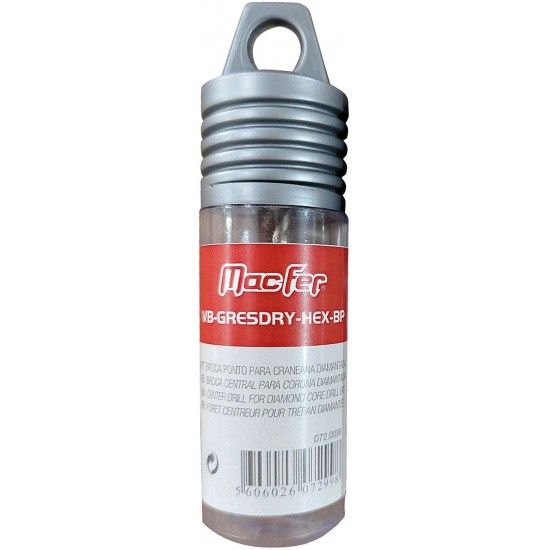 Broca ponto para craneana diamantada VB-GRESDRY-HEX-BP refª 072.0099 MACFER Broca ponto para craneana diamantada VB-GRESDRY-HEX-BP refª 072.0099 MACFER