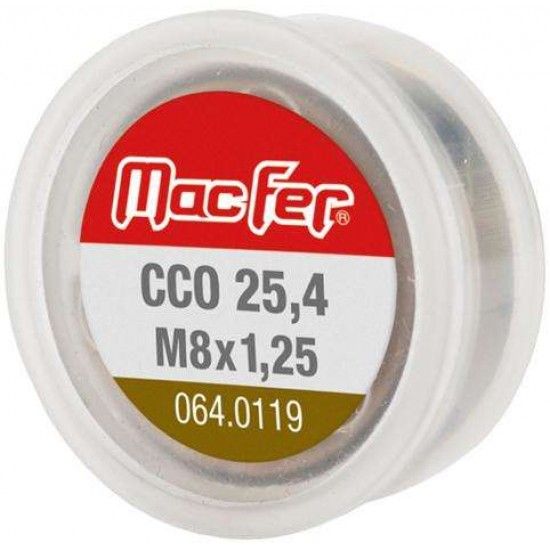 Caonete HSS-Cobalto 5% CCO 25,4mm M10x1,50mm ref 064.0120 MACFER