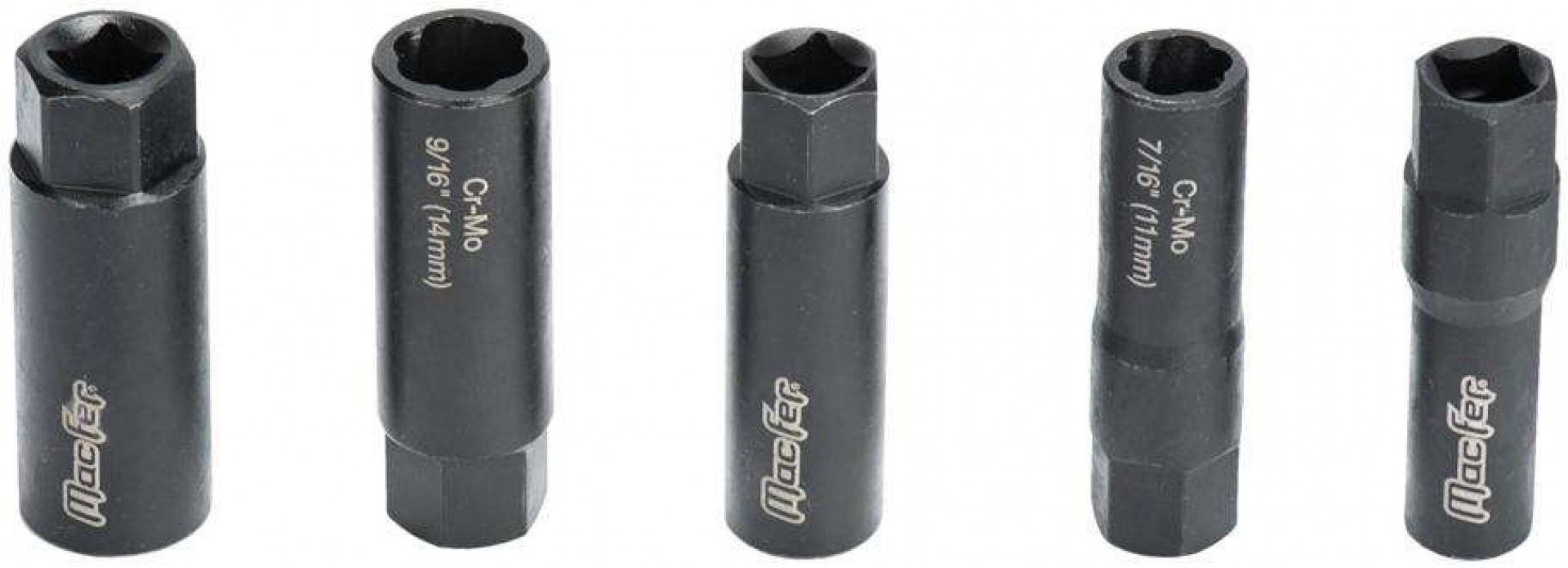 Jg. saca pernos e porcas 10-16mm 5pç refª 064.0069 MACFER