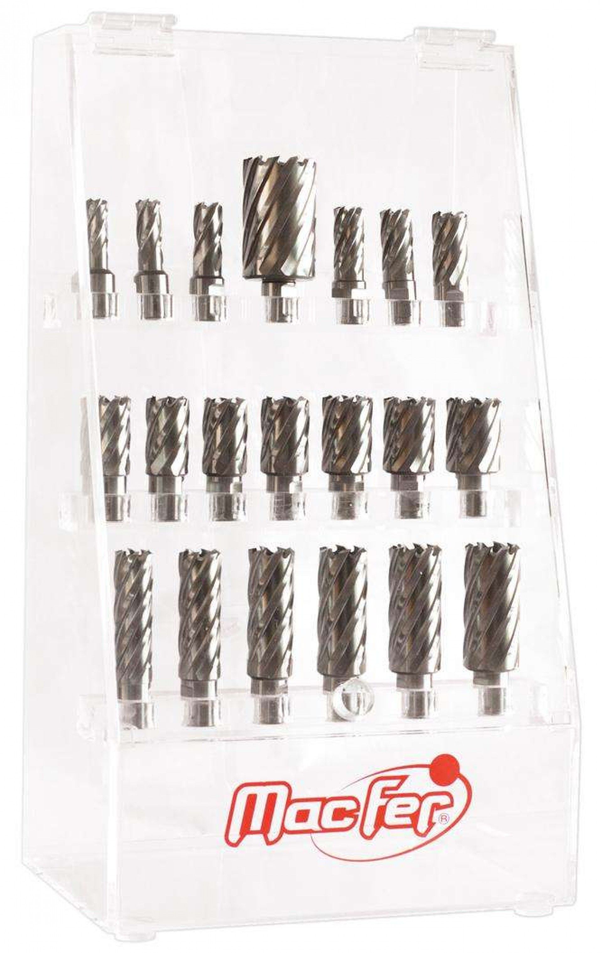 Expositor fresas para coluna electromagnética HSS-M2 EFP12 20pçs refª 062.0402 MACFER