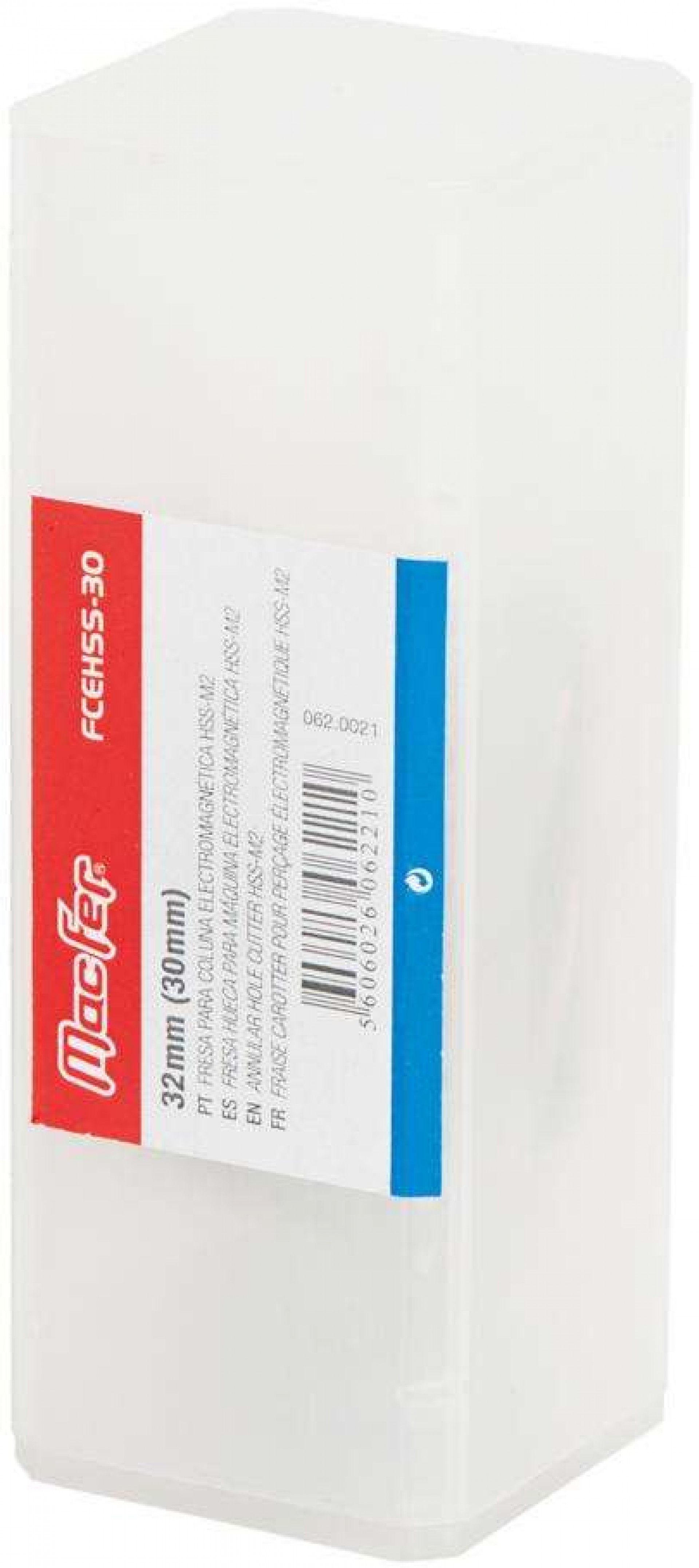 Fresa col. elec. HSS-M2 MacFer FCEHSS-30 22mm (30mm) refª 062.0011 MACFER