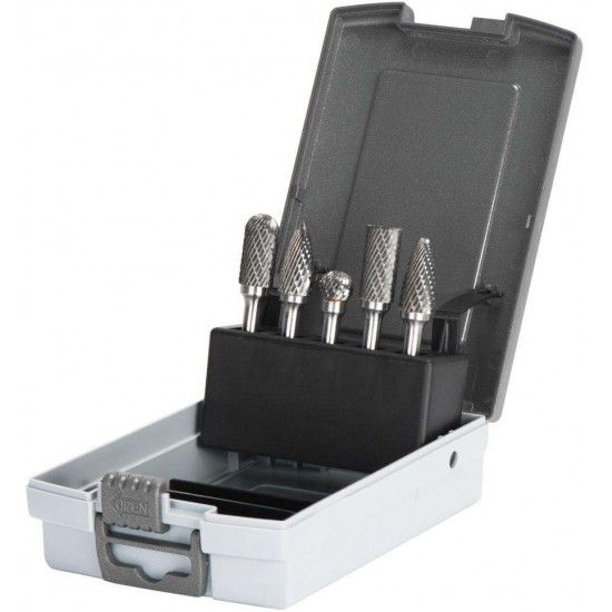 Jogo fresas metal duro MacFer JFMD-05 5p�s ref� 061.0091 MACFER