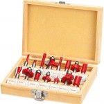 Jg. fresas tupia p/ madeira MacFer FCT15-2 15ps ref 059.0005 MACFER