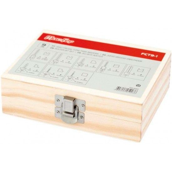 Jg. fresas tupia p/ madeira MacFer FCT09-1 9p�s ref� 059.0003 MACFER