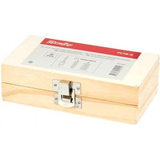 Jg. fresas tupia p/ madeira MacFer FCT06-4 6p�s ref� 059.0002 MACFER