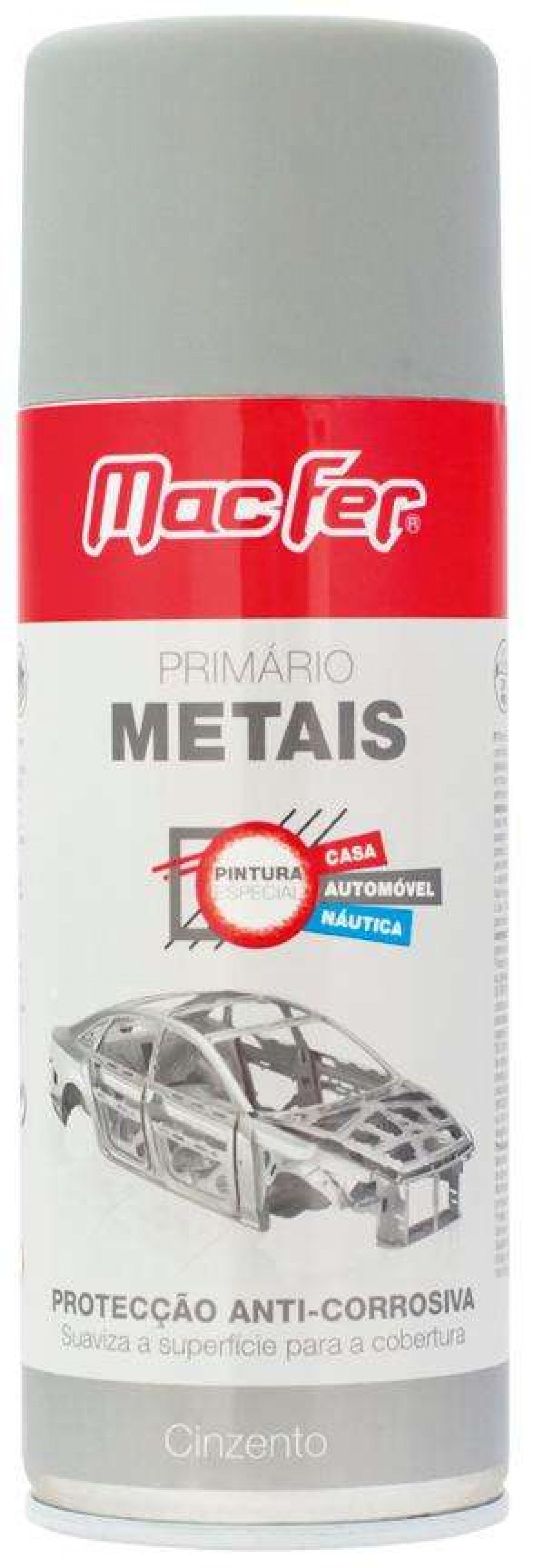 Primário p/ metais MacFer SPA-PMT 400ml cinza refª 058.0059 MACFER