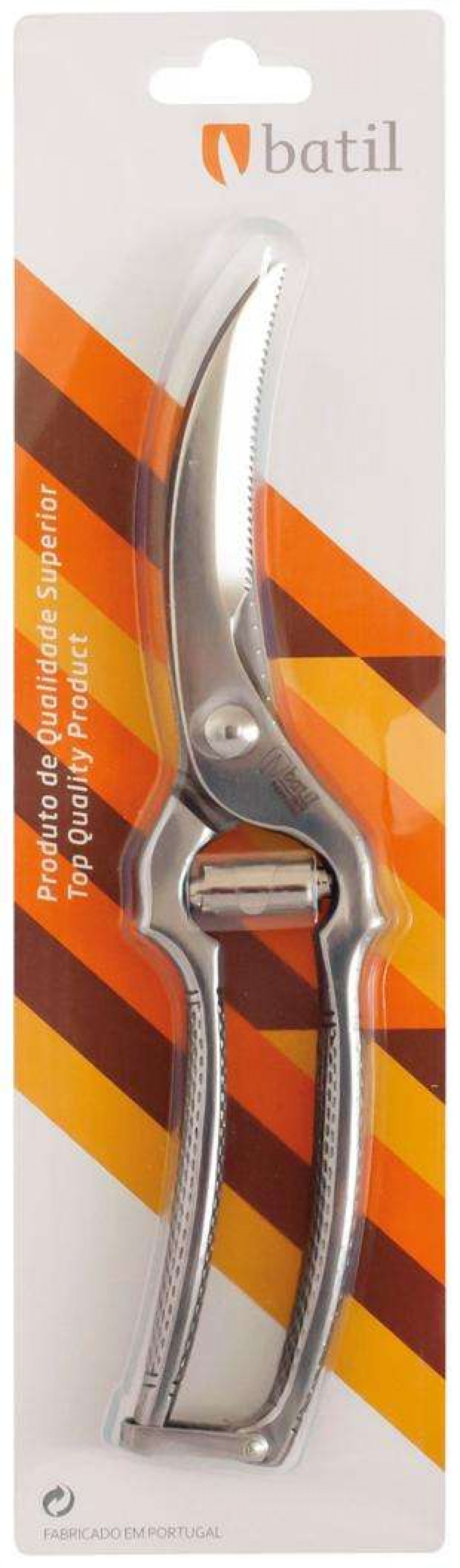 Tesoura p/ aves inox Batil AV-I-5 nº 5 250mm refª 052.0068 MACFER