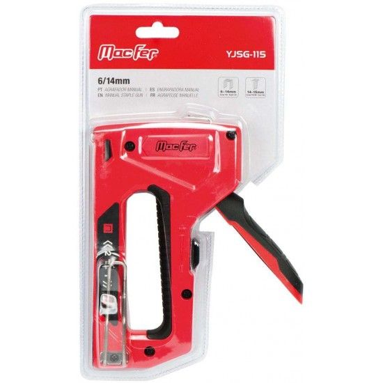 Agrafador manual MacFer YJSG-115 6/14mm ref 049.0006 MACFER