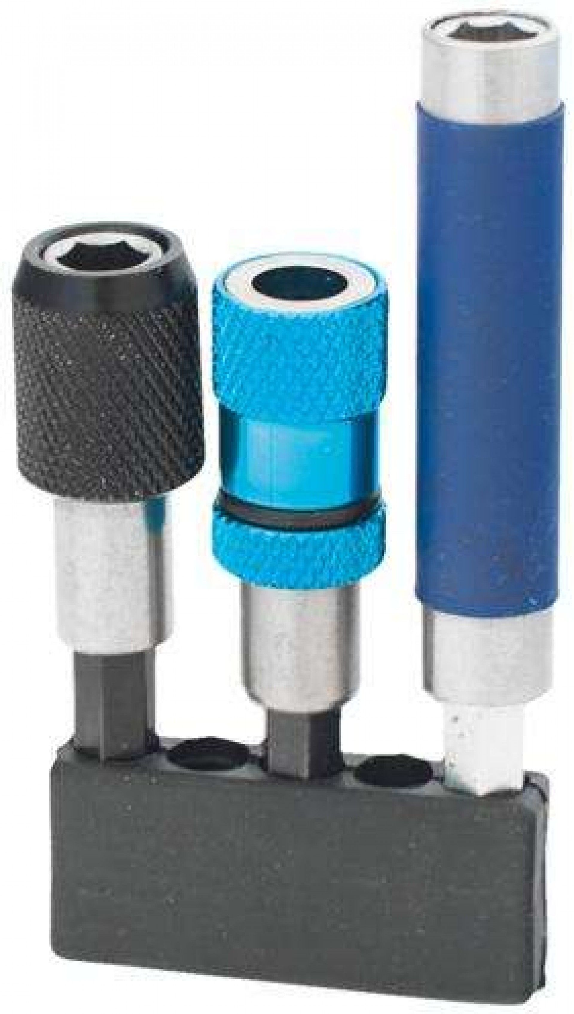 Jogo adaptadores sextavado para bits magnético BH3Q ¼" 3pçs refª 046.0080 MACFER