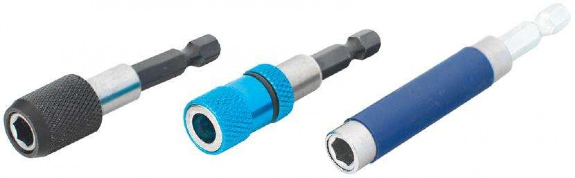 Jogo adaptadores sextavado para bits magnético BH3Q ¼" 3pçs refª 046.0080 MACFER