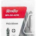 Bit sext. Torsion MacFer BPh-50-ACRII 1/4" Ph2 50mm  ref 046.0005 MACFER
